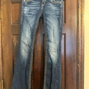 Rock Revival Dark Blue Flare Jeans